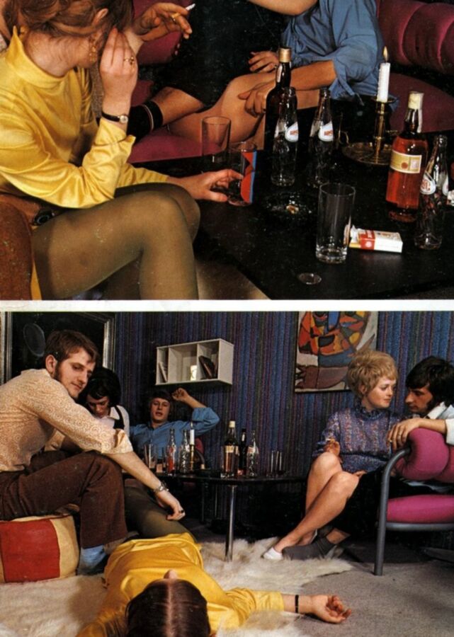 Hairy-holed hardcore from vintage wank mag Color Climax
