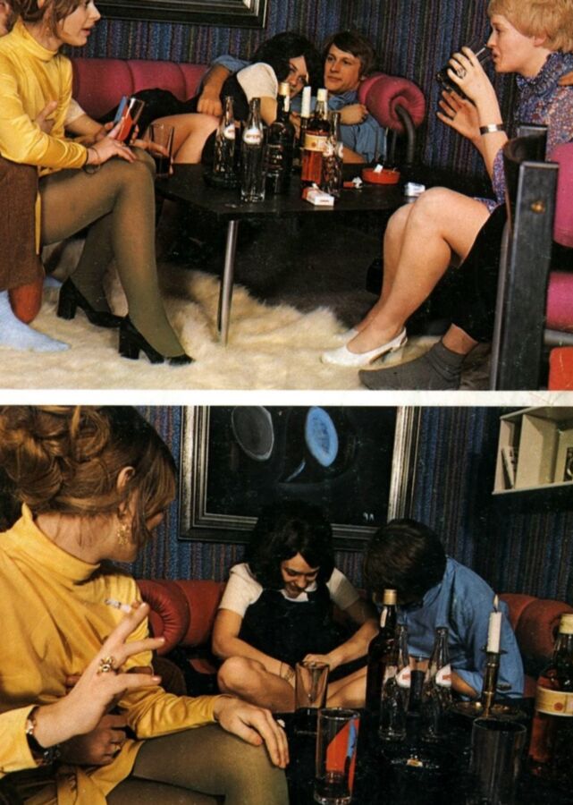 Hairy-holed hardcore from vintage wank mag Color Climax