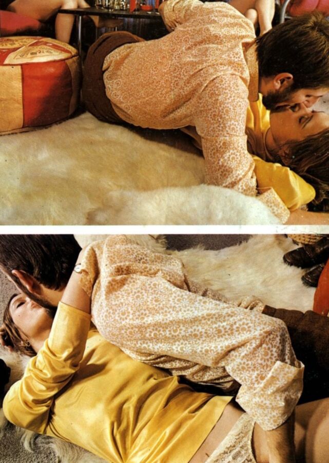 Hairy-holed hardcore from vintage wank mag Color Climax