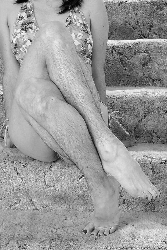 Hairy in black and white I