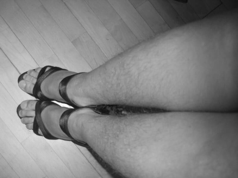 Hairy in black and white I