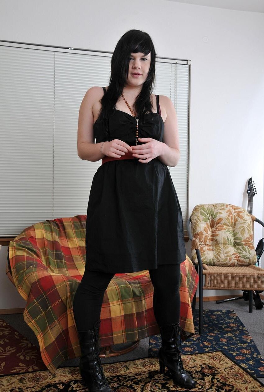Chubby pale hairy teen with big tits tessa