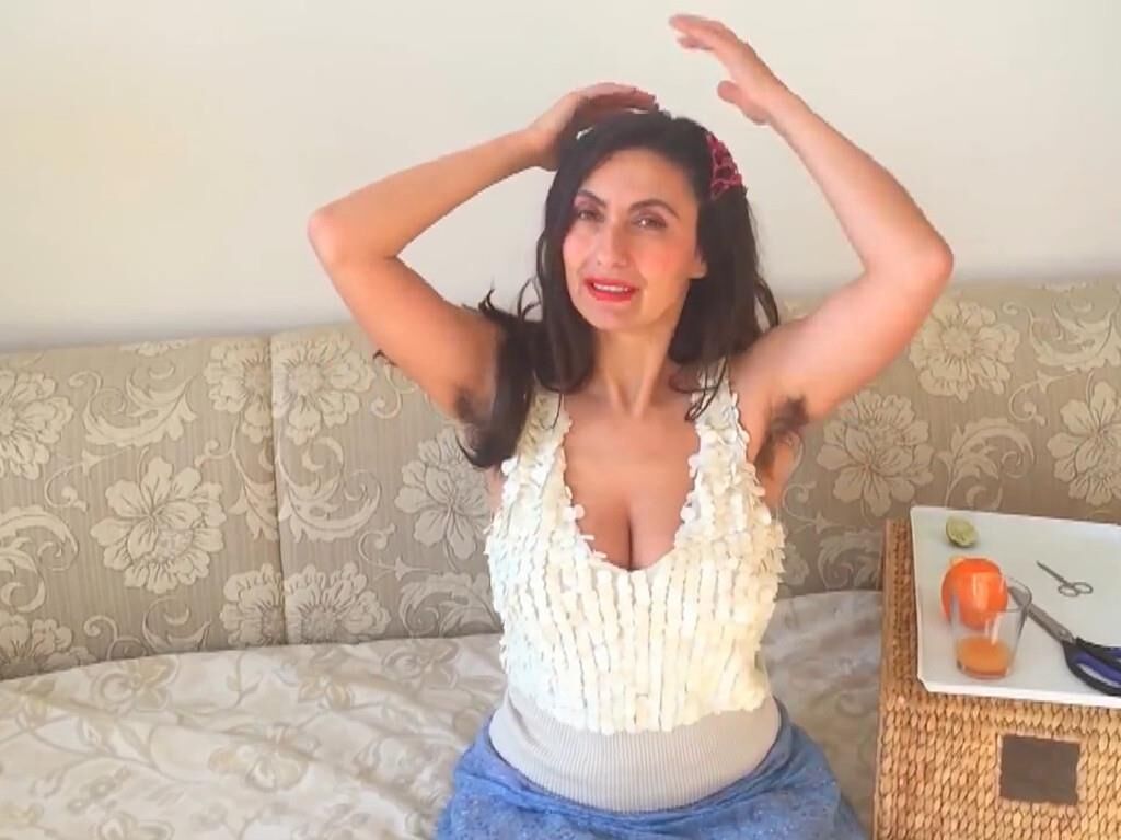 Beautiful Mature Woman With Hairy Armpits 