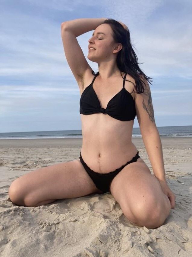 Beach bikini and outdoors hairy hunnies
