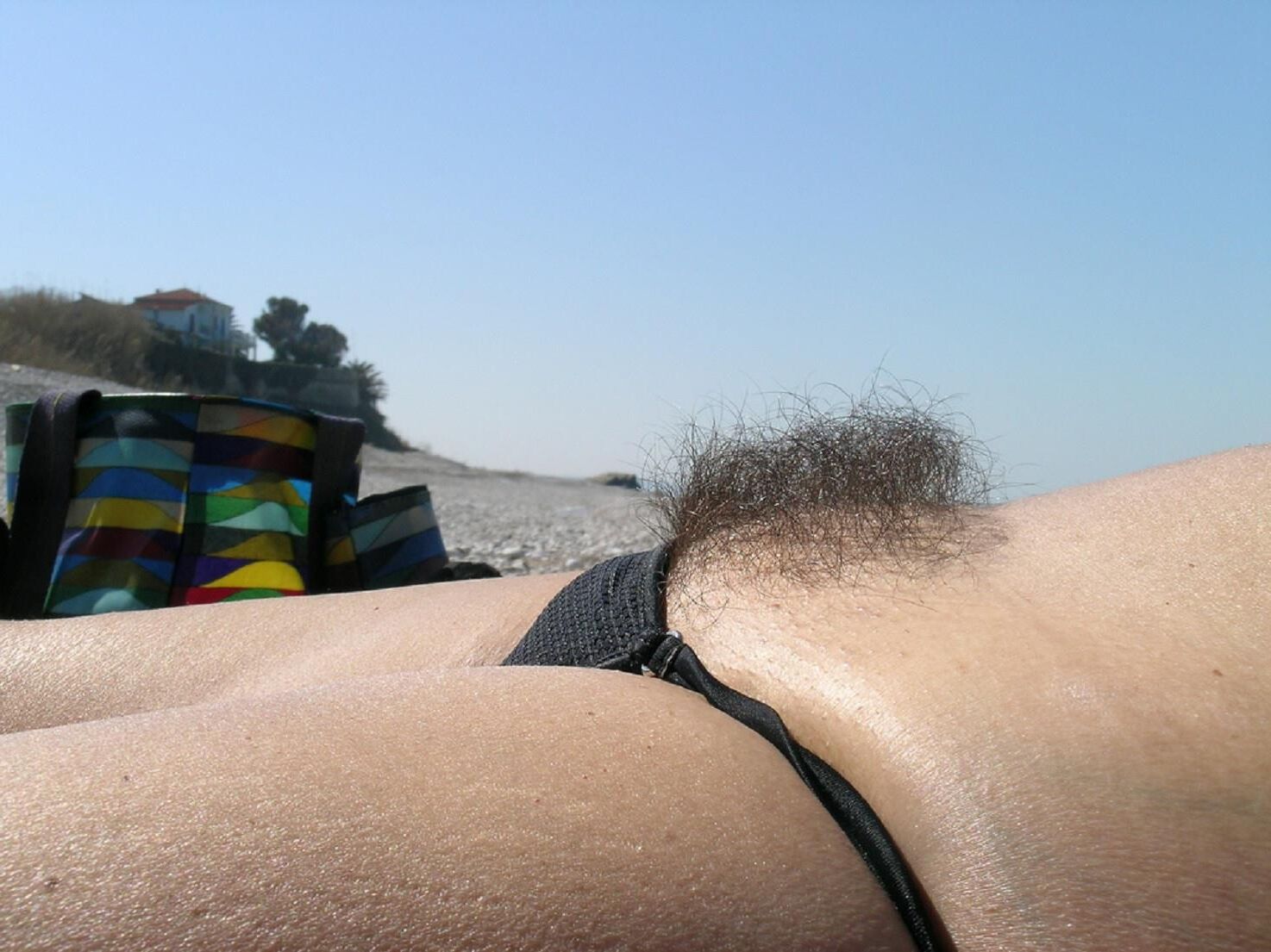 close ups hairy pussies from side look 