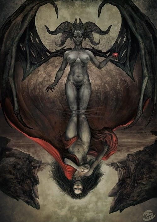 Königin Mutter Lilith Göttin
