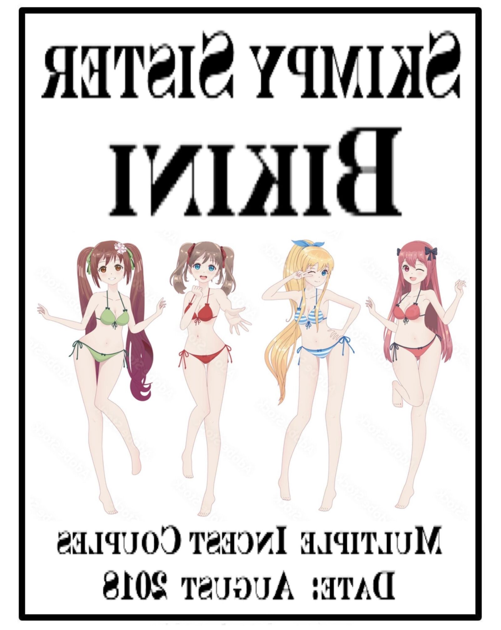 Multiple Incest Couples: "Skimpy Sister Bikini"