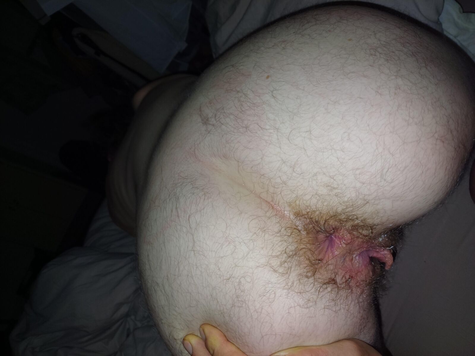 furry ass on public display