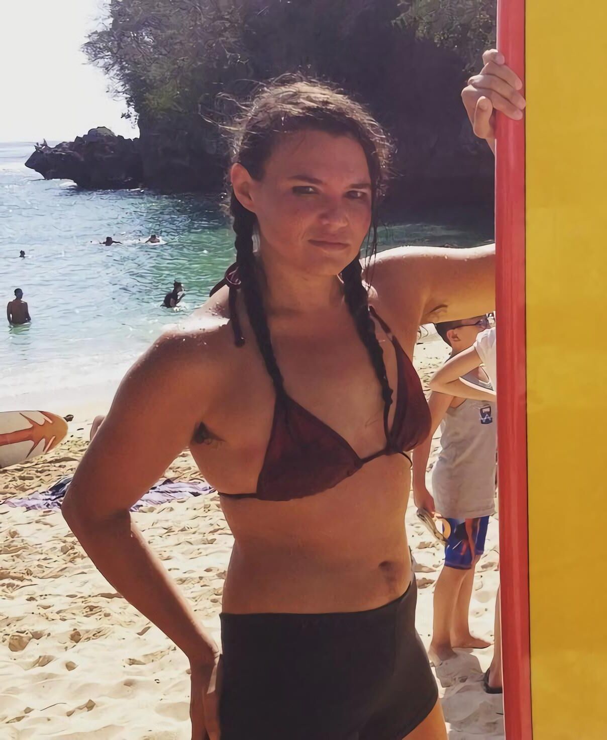 Hippie slut Kelsey nude in public
