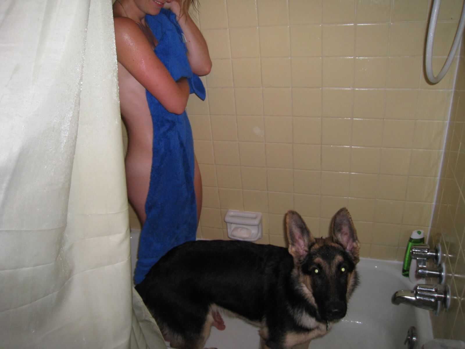 Hairy US Army wife