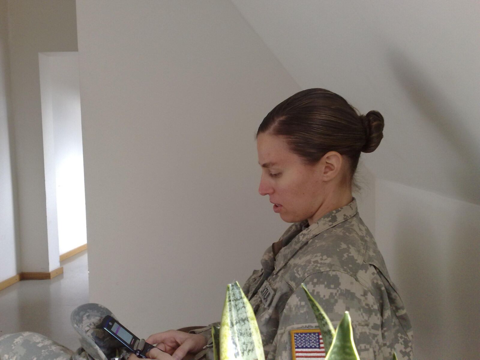 Hairy US Army wife