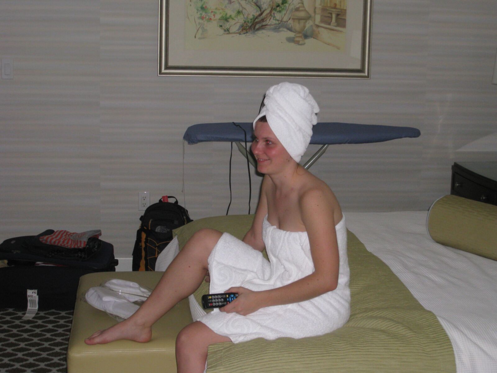 Hairy US Army wife
