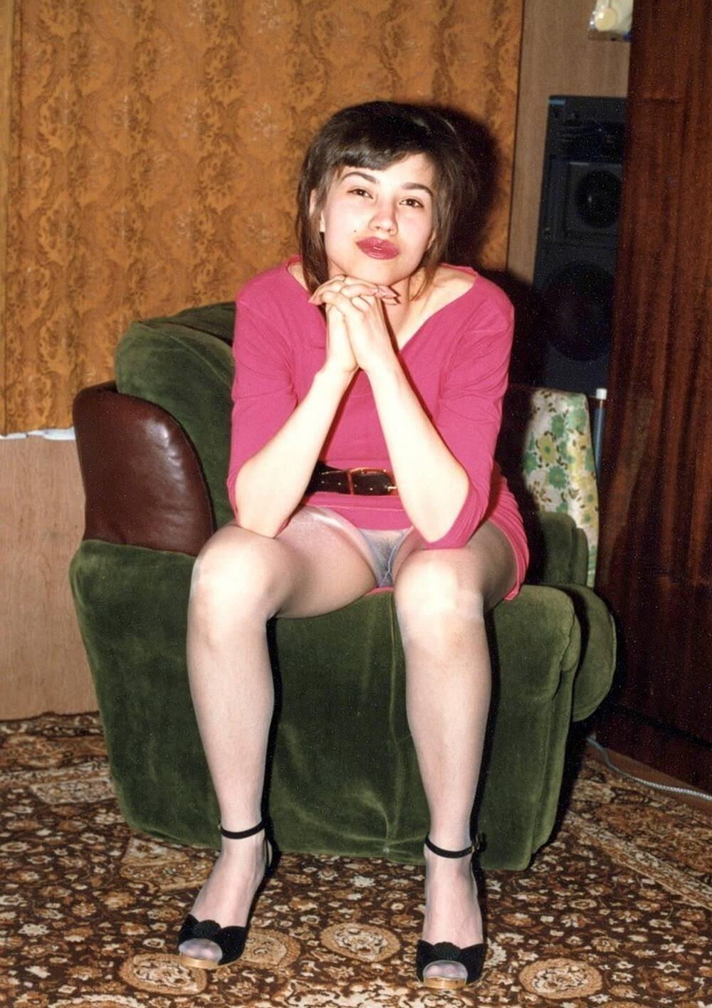 Sexy Russian Girl in Pantyhose