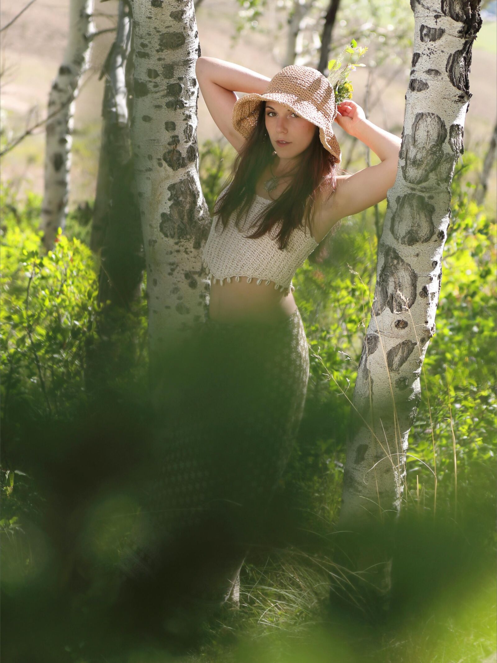 Elena Amongst the trees