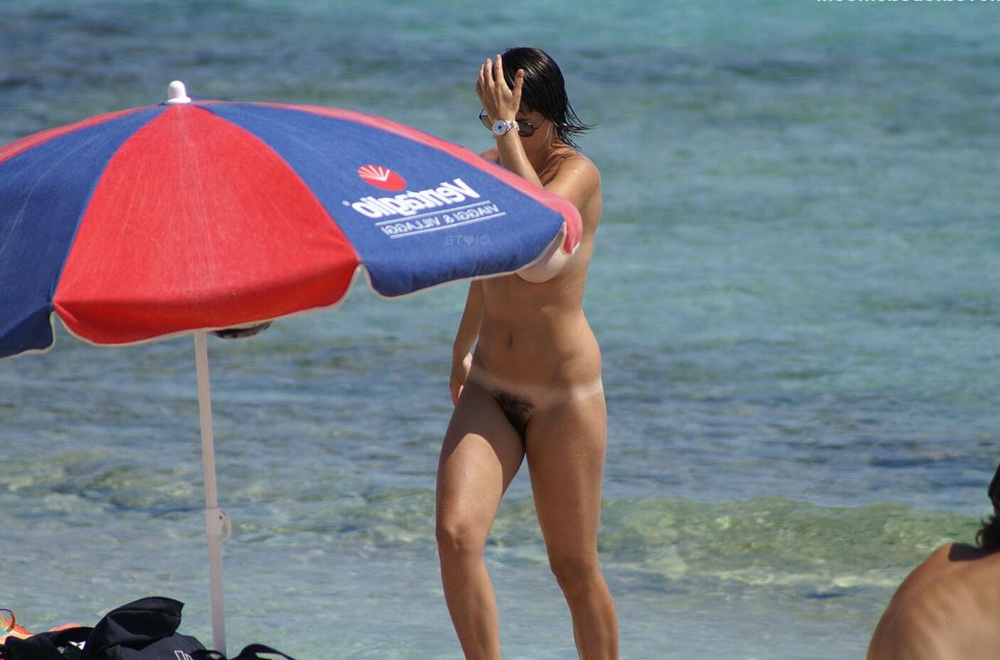 Girls on Nudist Beaches  Hairy