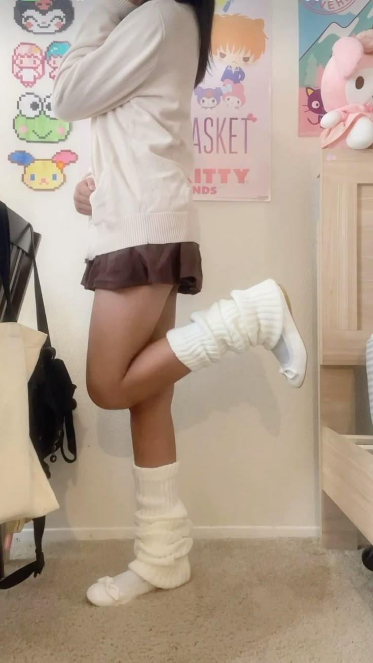 As meninas asiáticas usam meias? 