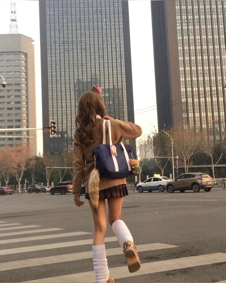 As meninas asiáticas usam meias? 