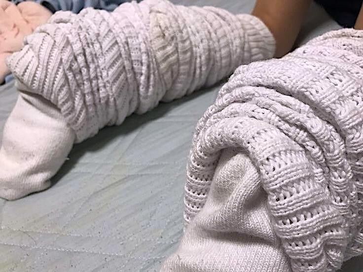 As meninas asiáticas usam meias? 