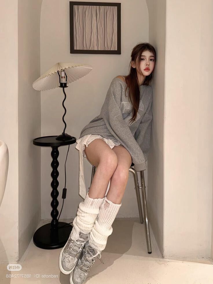 As meninas asiáticas usam meias? 
