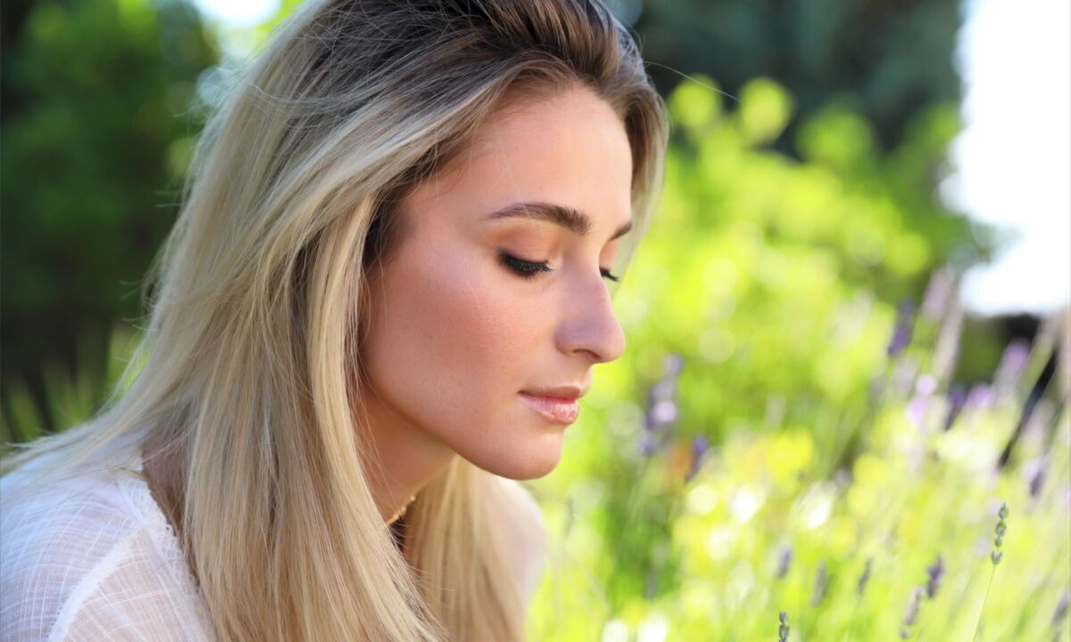 Cara Mell Lavender garden