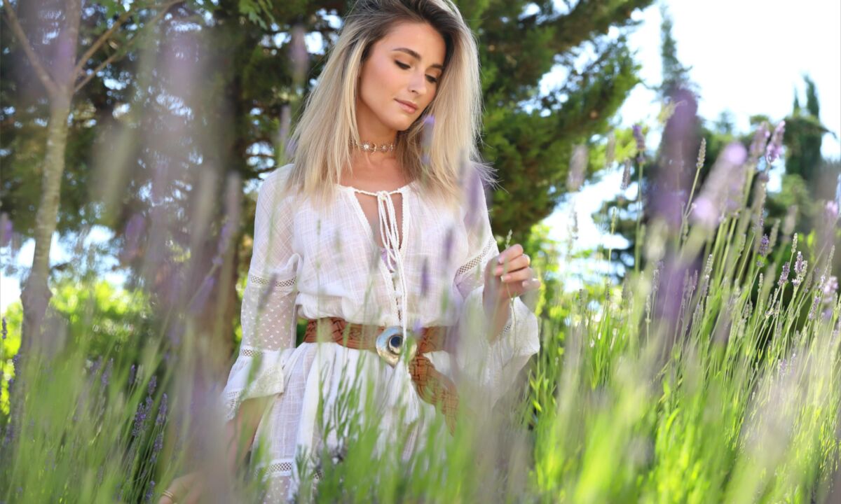 Cara Mell Lavender garden