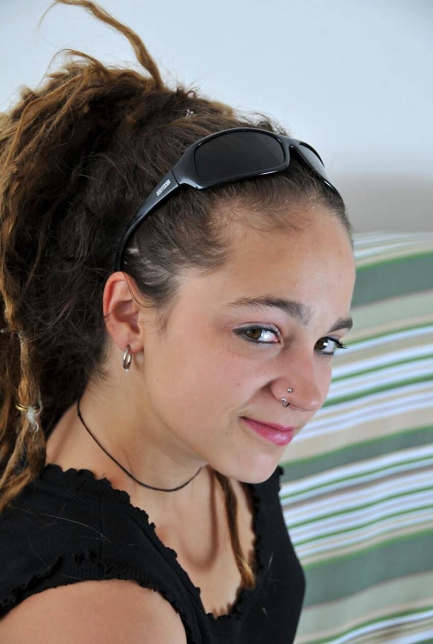 Hairy teen with tiny tits and dreads ruca