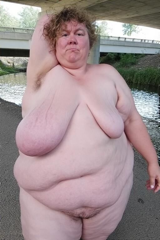 Ugly, hairy, pissing