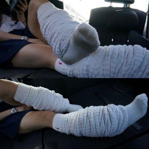 ¿Las mujeres asiáticas usan calcetines? 