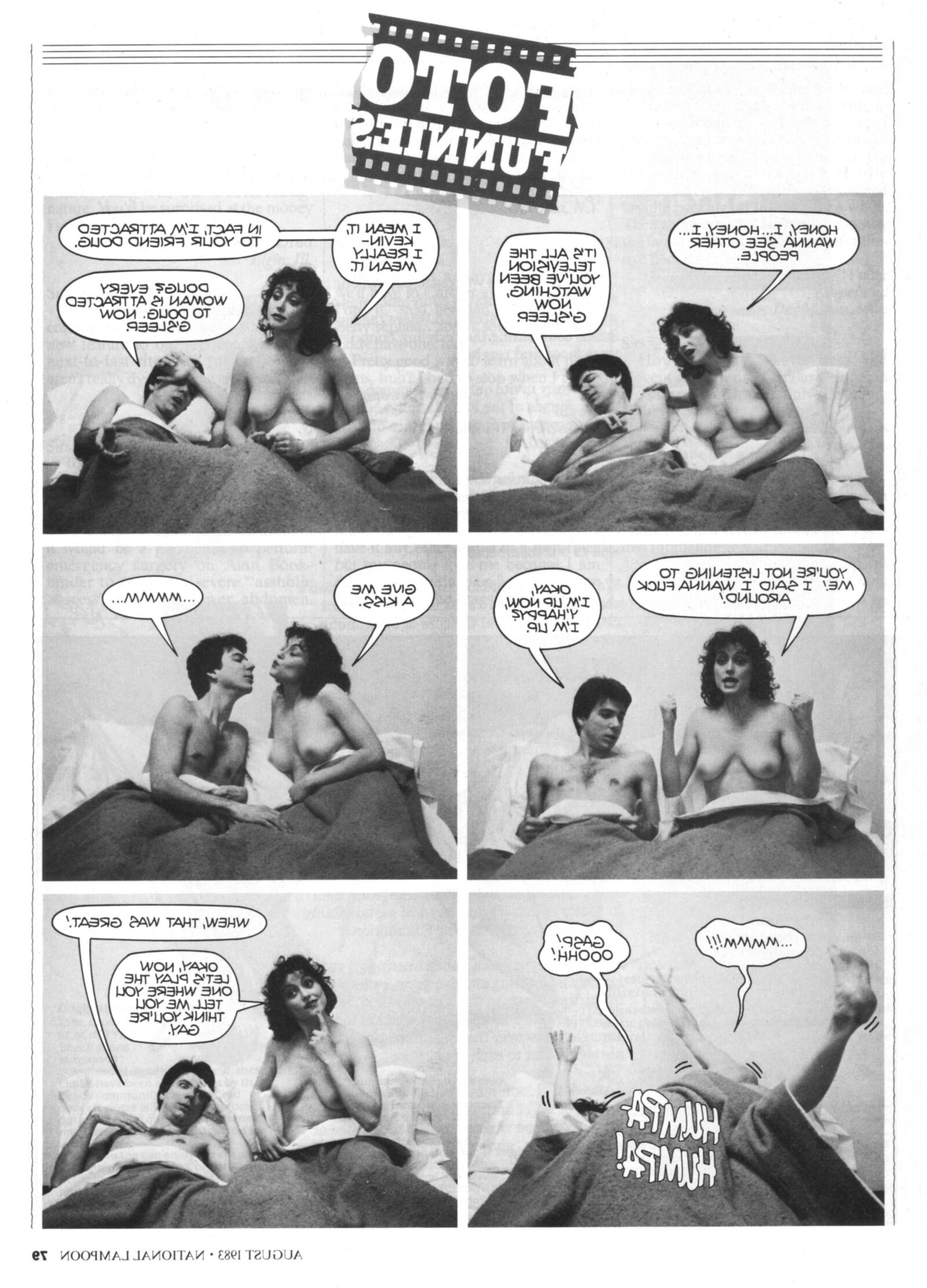 I Love to be Naked in Black and White