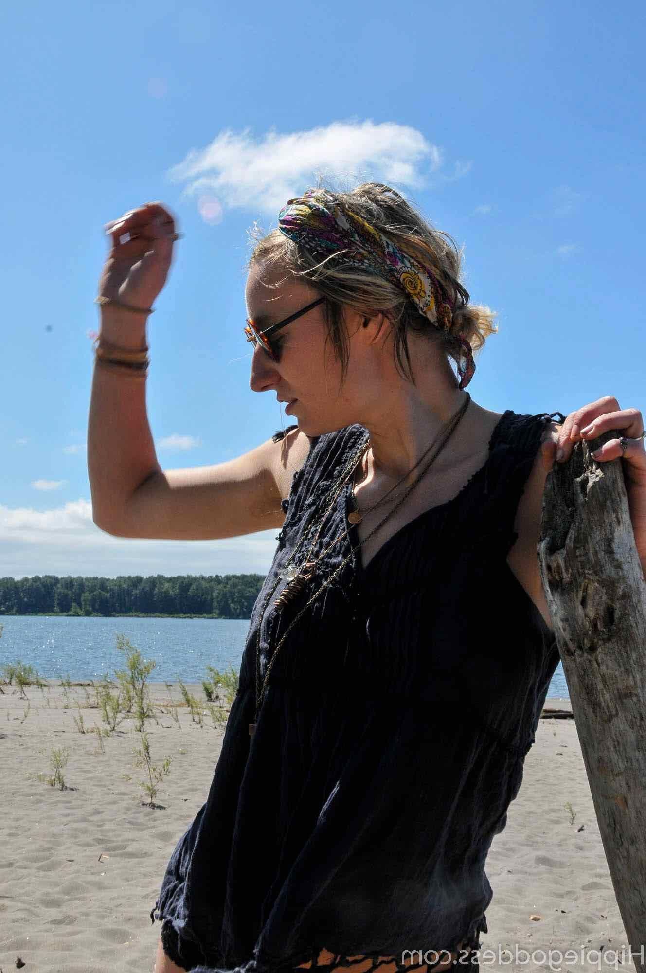 Hippiegoddess Andrómeda Sexier cuando está desnuda