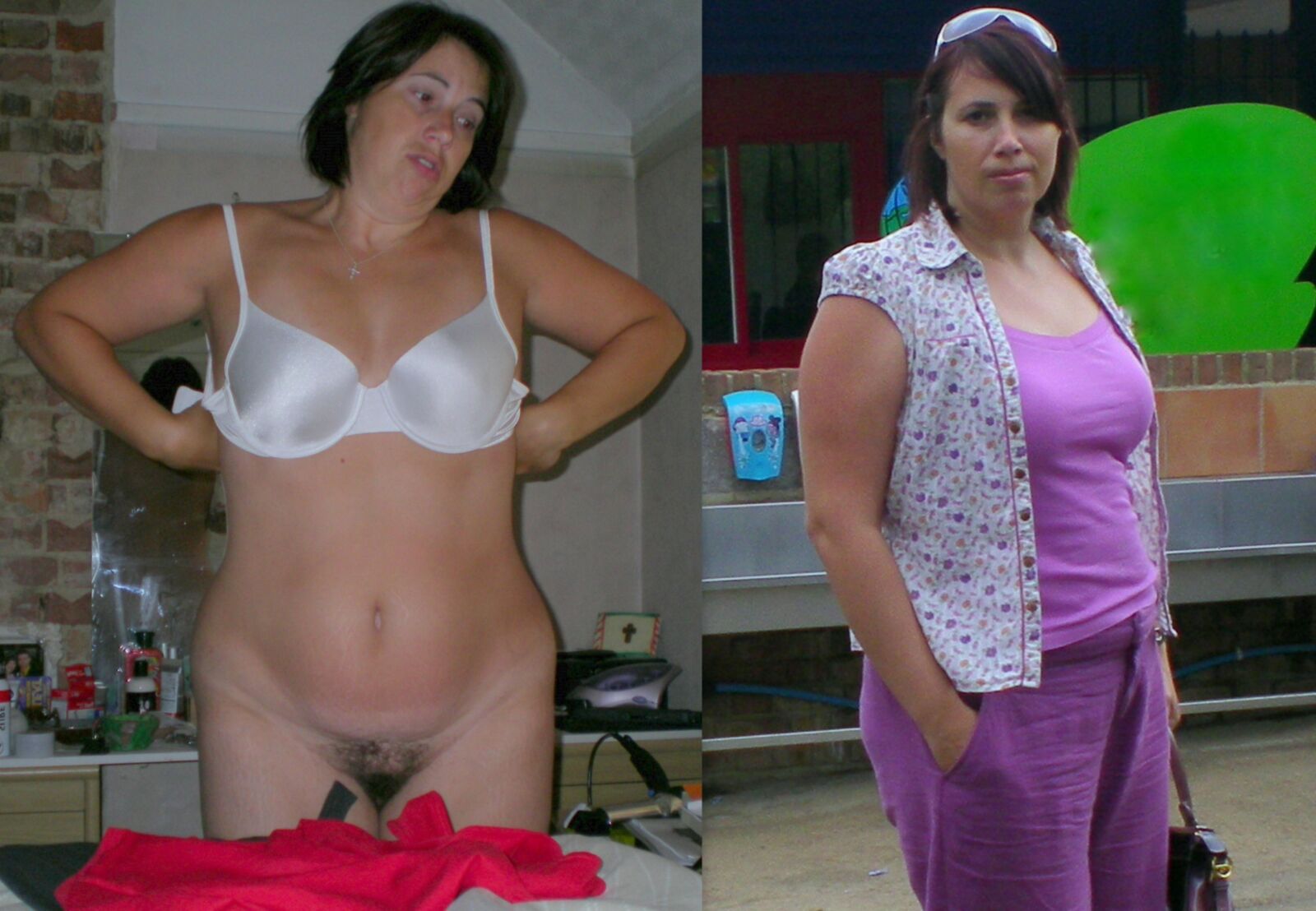 Milf desnudo vestido