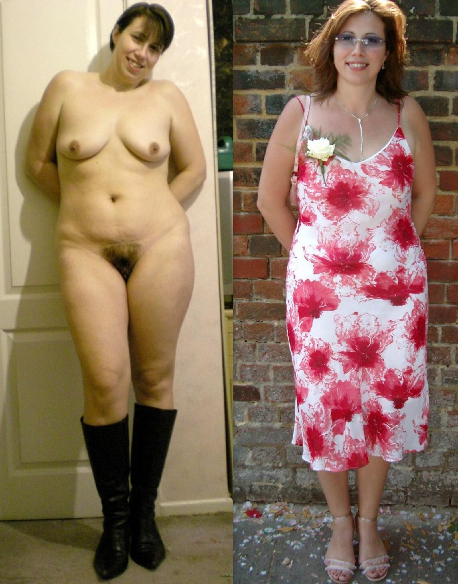Milf desnudo vestido