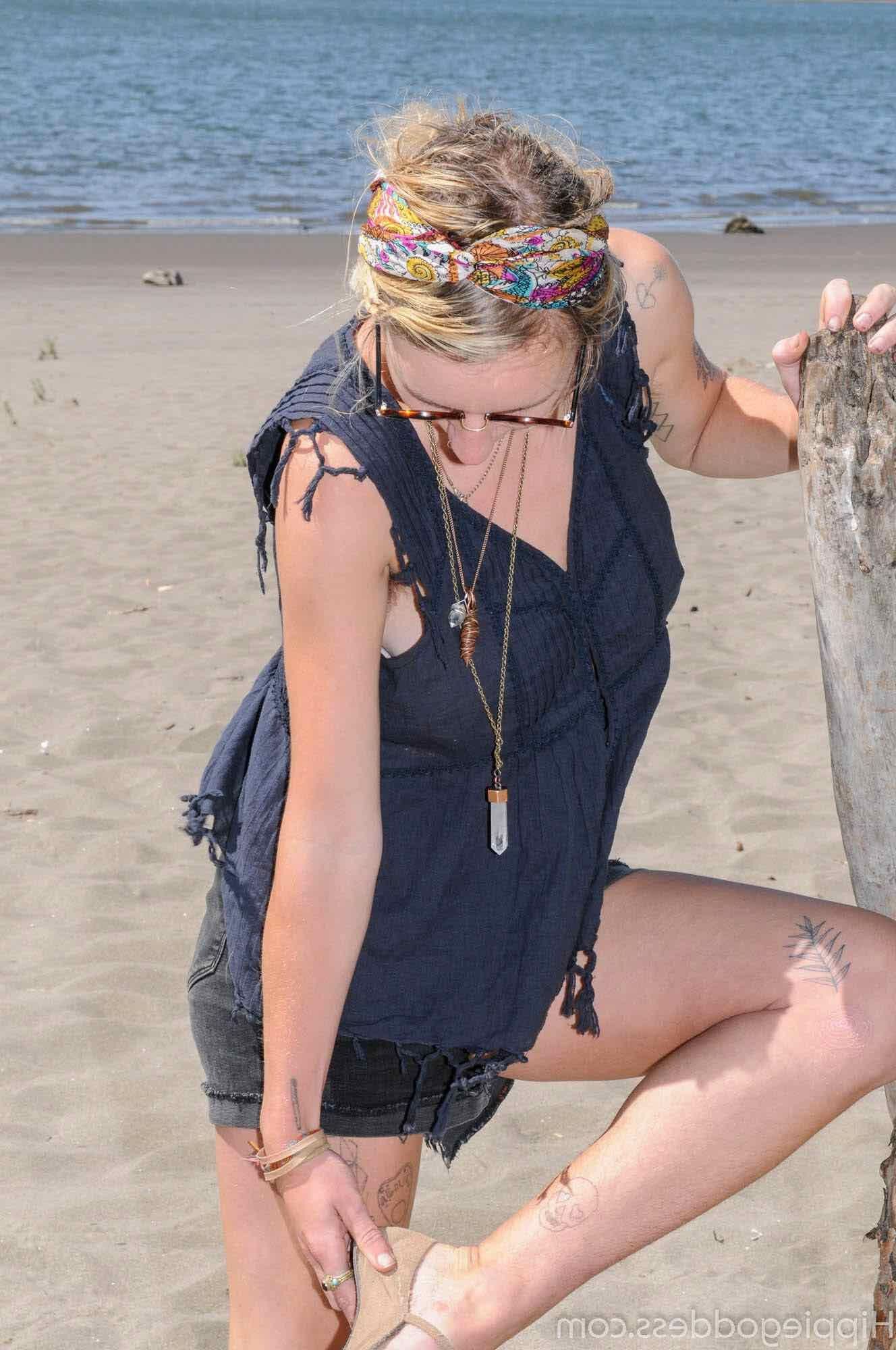 Hippiegoddess Andrómeda Sexier cuando está desnuda