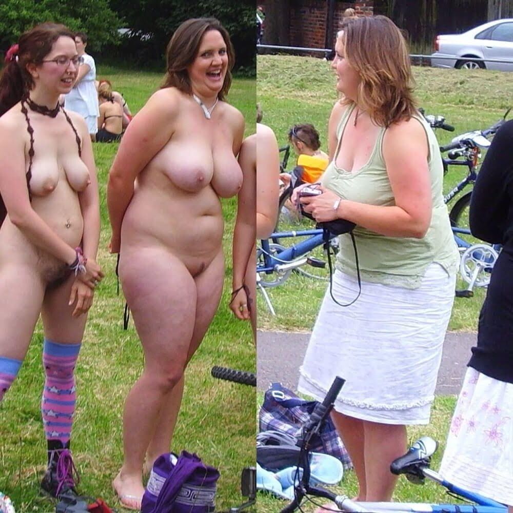 Nerdy Bike Riders Naked Bike Ride