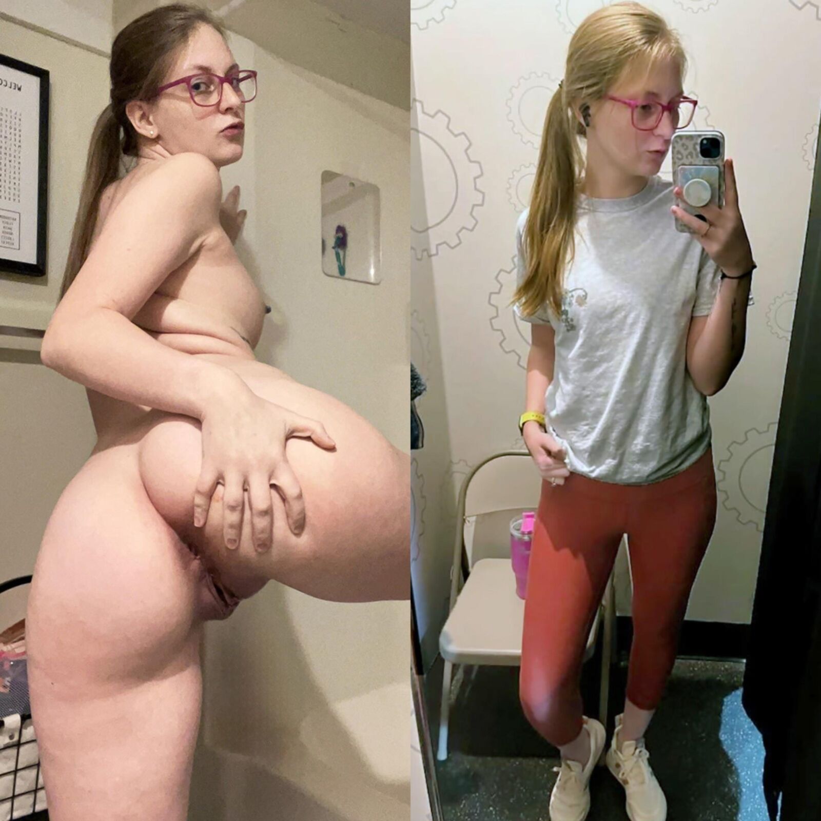 Esposas y novias vestidas desnudas