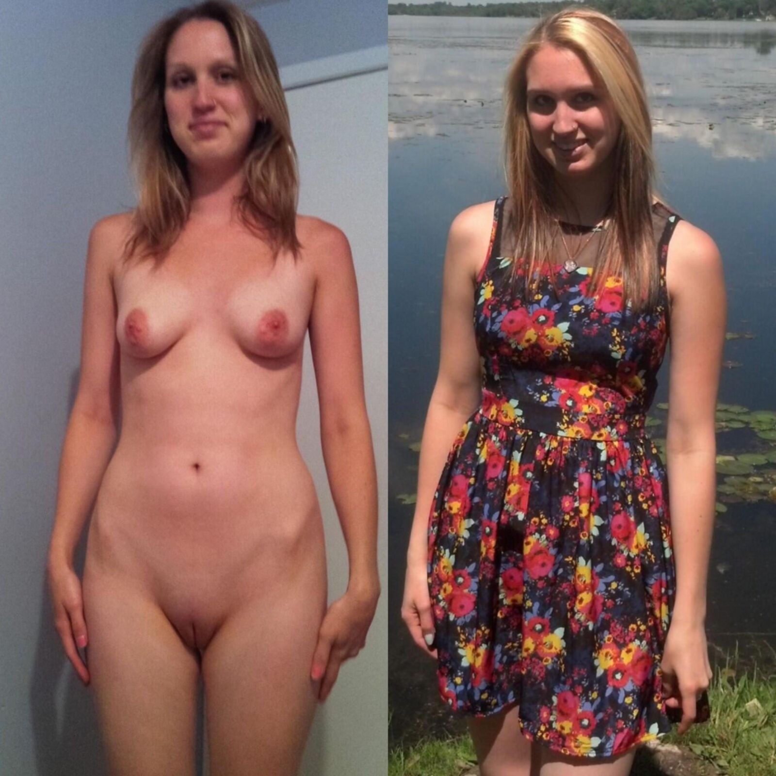 Esposas y novias vestidas desnudas