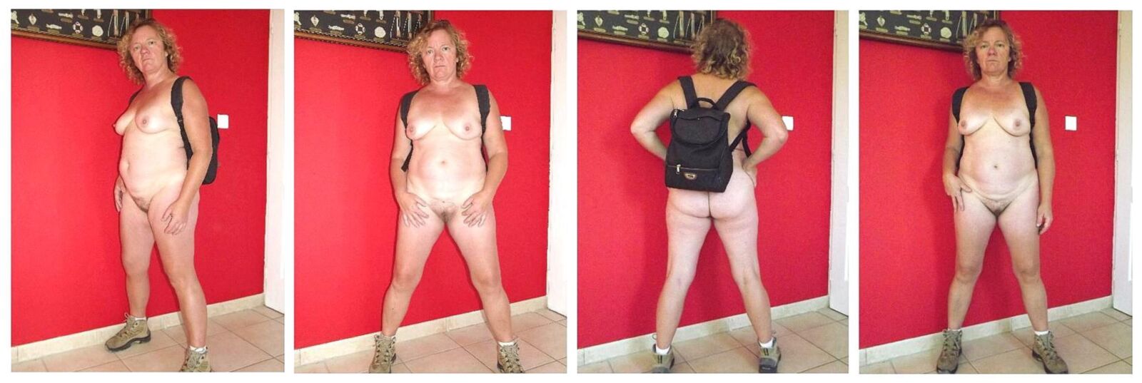 French mature granny Dressed Undressed