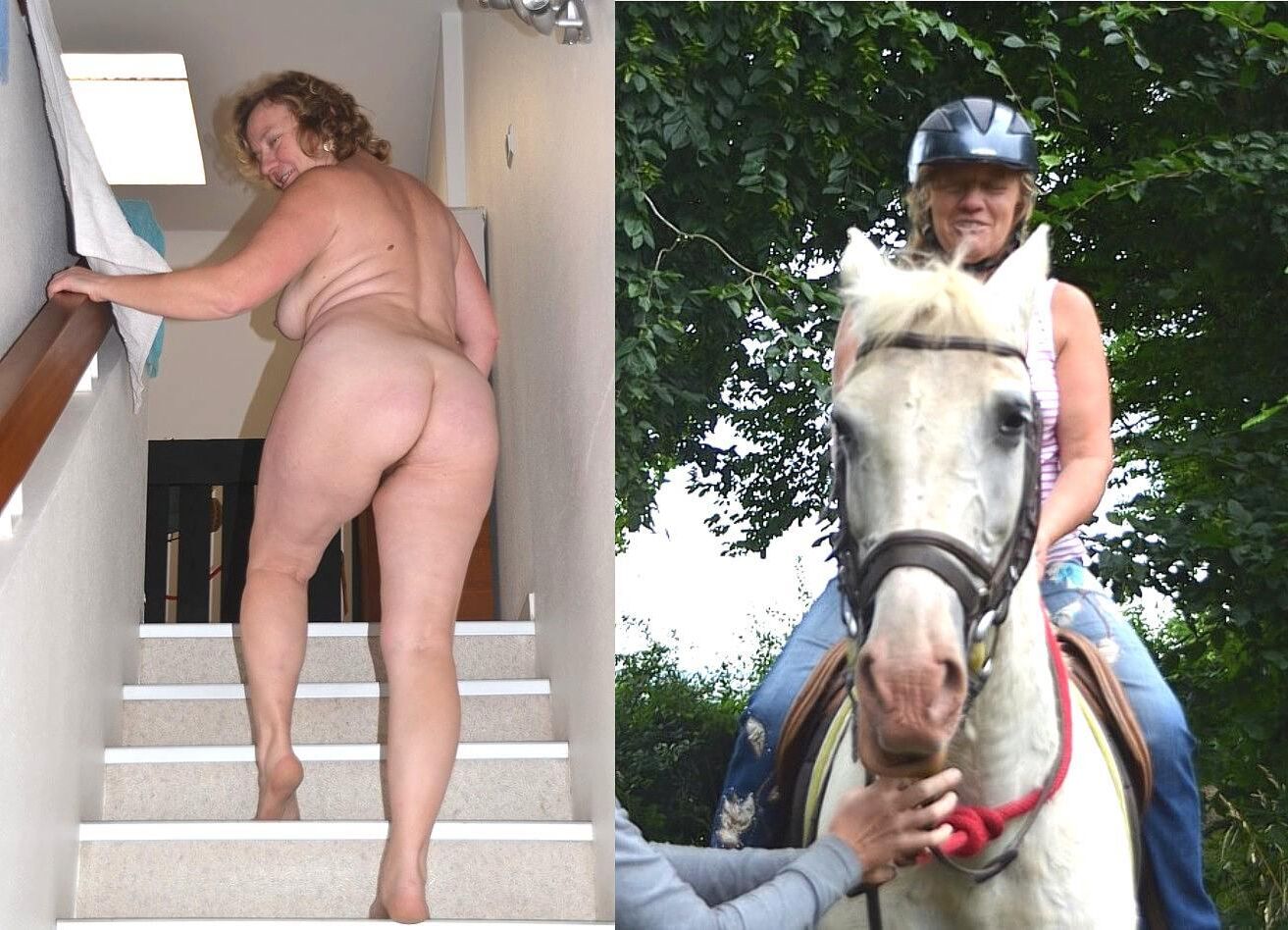French mature granny Dressed Undressed