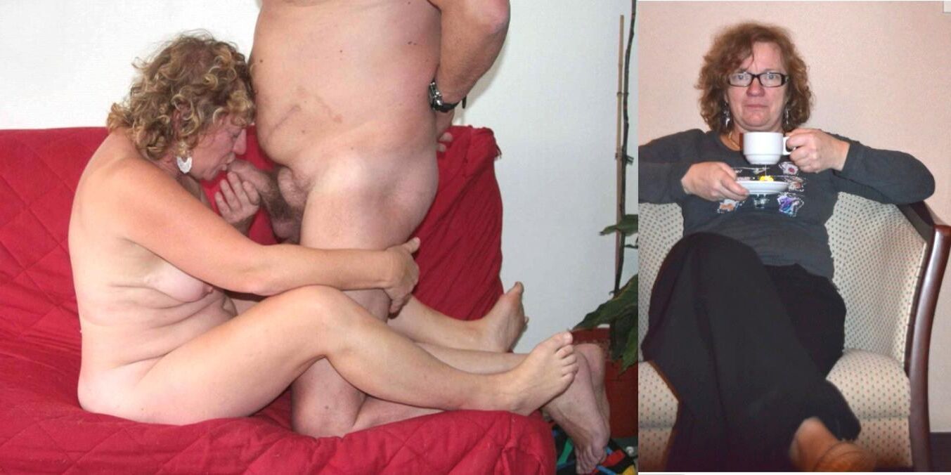 French mature granny Dressed Undressed