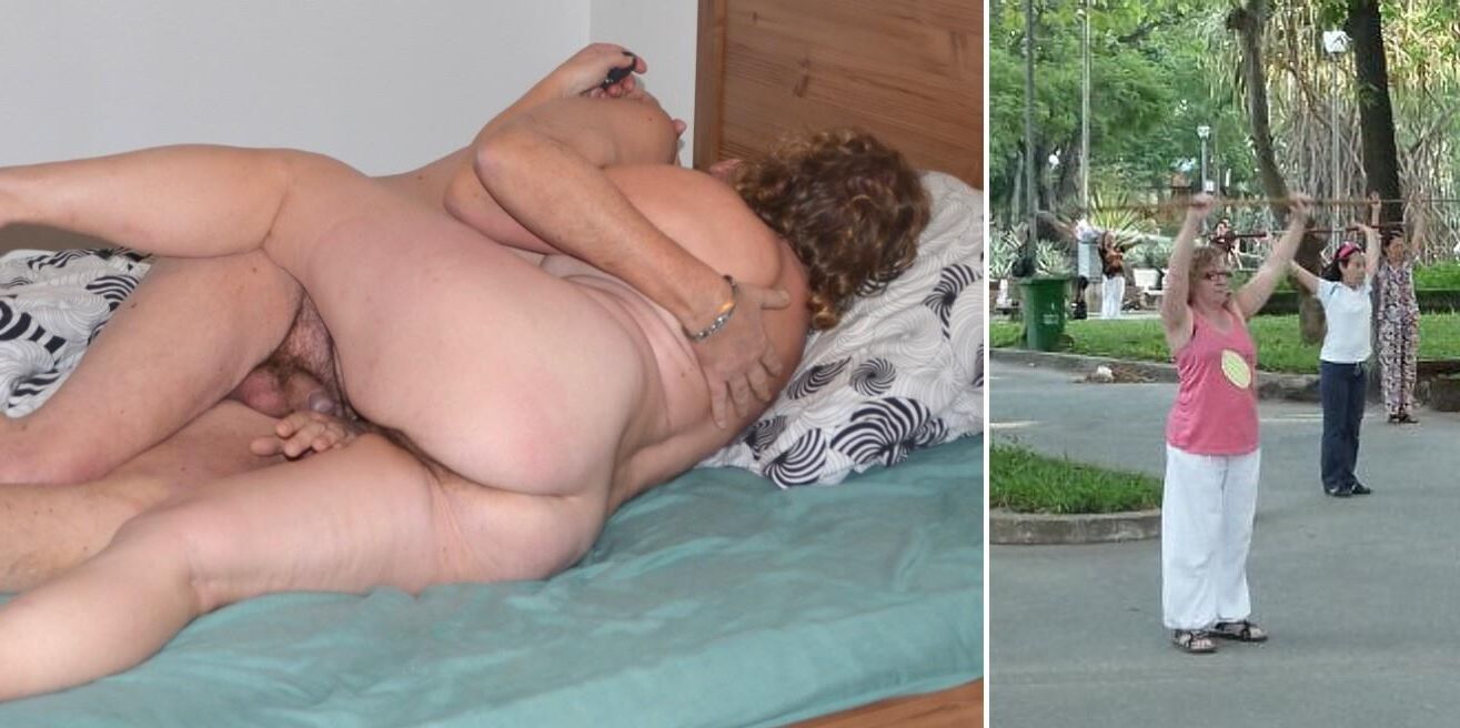 French mature granny Dressed Undressed